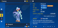 Shiny Quaquaval / Pokémon Scarlet and Violet / 6IV Pokemon / Shiny Pokemon