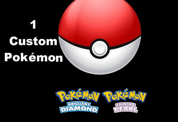 Custom 1 Pokémon Brilliant Diamond and Shining Pearl / Shiny Pokemon / Legendary Pokemon