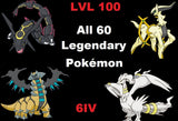 All 60 Shiny Legendary Pokemon / 6IV Pokemon / Shiny Pokemon / Pokemon Home Premium